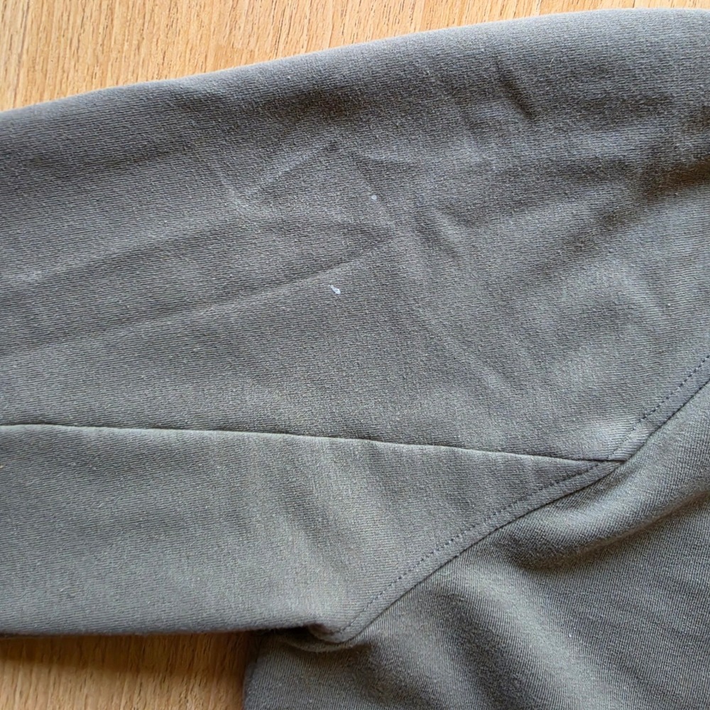Lululemon City Sweat Pullover Hoodie Mens Medium Sage Green Stretch - Picture 10 of 14
